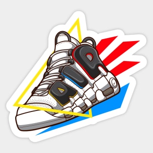 More Uptempo '96 Trading Cards Sneaker Sticker